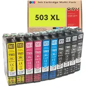 OBV 503 503XL Kompatibel Druckerpatrone 10er Spar-Pack mit 4x Schwarz