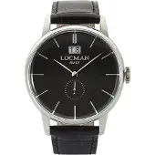 Locman 0252V01-00BKNKPK Italy Herrenuhr 1960 Big Date schwarz Ref. 0252