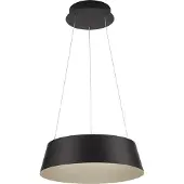 Lyora ALBA LED Pendelleuchte Schwarz 42W Warmweiss 200x42cm dimmbar 9345656