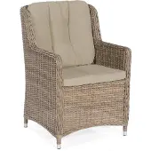 SonnenPartner Garten-Sessel Avatar Aluminium mit Polyrattan rustic-stream Gartenstuhl Hochlehner