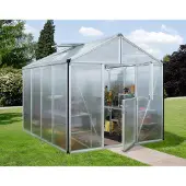 Pergart Vitavia, Gewächshaus "Zeus 8100", aluminium eloxiert, 8,1 m², 10 mm HKP
