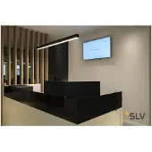 SLV Glenos 1M Pendellampe Schwarz 3000K Länglich