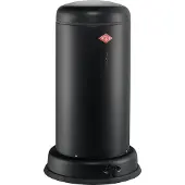 Wesco 134531-73 Baseboy 20 Abfalleimer in SCHWARZ MATT mit 20 Liter Abfallvolumen und Fußtritt / Treteimer / Mülleimer