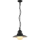LINDBY Außen-Hängeleuchte Roisin, anthrazit, Metall, Ø 32cm