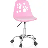 Hjh OFFICE FANCY I - Kinderdrehstuhl Pink