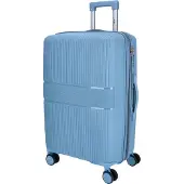 DYX 4 Rollen Koffer M 67 cm Rom blau : blau Farbe vom Hersteller: blau