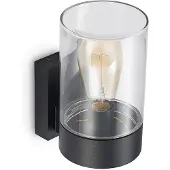 Arcchio Außenwandleuchte Liljana , dimmbar, schwarz, Aluminium, Modern, Wandleuchte außen