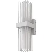 LUCANDE Außenwandleuchte Chandan , dimmbar, weiß / opal, Aluminium, Modern, Wandleuchte außen