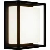 LUCANDE LED-Außenwandleuchte Ilirian, anthrazit, Alu, 25 cm