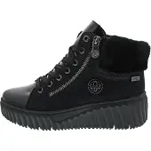 Rieker Schnürstiefelette Schwarz in Gr. 38