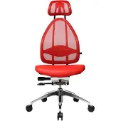 Topstar Bürostuhl Open Art, J1900S01 Stoff rot, Gestell alu