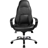 Topstar OFFICE RS1 - Luxus Chefsessel Schwarz Leder