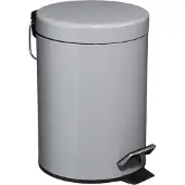 5five Simply Smart 5Five Treteimer - grau - Metall - 3L- 17 x 25 cm