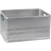 BRB-Lagertechnik Alu-Transportkasten, 79 Liter, LxBxH 620 x 440 x 330 mm