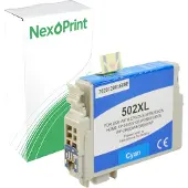 NexoPrint Druckerpatrone kompatibel zu Epson C13T02W240 502XL cyan WorkForce WF-2880 DWF Epson WF-2865 DWF Epson WF-2860 DWF Epson Expression Home XP-5155 Epson XP-5150