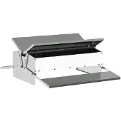 vidaXL Hühnertretfeeder Silber 75 x 53 x 20,5 cm 10 kg