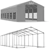 Das Company 8x12 Grau Partei Zelt WINTER ISD