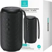 Usams Gonik Yc Serie Bluetooth 5.0 10W Wasserdichte drahtlose Lautsprecher mit Lanyard Czarny/Schwarz Yc011Yx01(Us-Yc011)