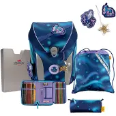 DERDIEDAS Ergoflex Max Schulranzen Set 5-tlg. Luna