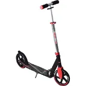 Muuwmi Aluminium Scooter– Tretroller, 205 mm, ABEC 7, , höhenverstellbar, XL-Deck, rot