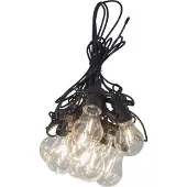 Star Trading Circus Filament, Leichte Dekorationskette, Schwarz, IP44, 10 Glühbirne(n), LED, 1,8 W