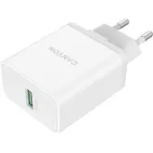 Canyon Ladegerät 1xUSB-A 24W Quick Charge 3.0 white retail