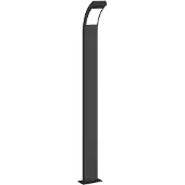 LUCANDE LED Wegeleuchte Juvia , schwarz, Aluminium, Modern, LED Außenleuchte