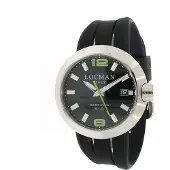 Locman 042200BKNGR0SIK Italy Herrenuhr Change schwarz grün Kautschuk Edelstahl Ref. 0422