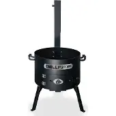Grillpeter Utschak Asamat Ø50cm mit Abzugsrohr Feuerofen für Kazan 22Liter