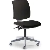 Mayer Sitzmöbel Kinderdrehstuhl myFLEXO, 2432 SO 26 487 Stoff schwarz, Gestell grau