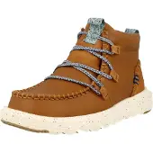 HeyDude Boots Damen Reyes Stiefel Leder Tobacco Brown-Schuhgröße 37