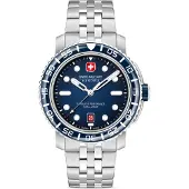 Swiss Military Hanowa Herrenuhr Quarzuhr silber / blau onesize Herren 44 SMWGH0001702, SMWGH0001703, SMWGH0001760, SMWGH0001761