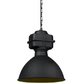 QAZQA - Modern Industrie I Vintage I Hängelampe I Pendellampe I Pendelleuchte klein matt schwarz - Sicko - Stahl Rund - LED geeignet E27