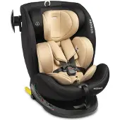 Caretero Autositz Kinder Autokindersitz Commo, ISOFIX, 40-150cm, Beige