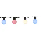 Best Season LED-Party Light, 20-teilig LED, Farbe bunt, Kabel schwarz, outdoor, 476-22