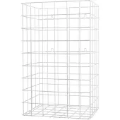 Mediqo-Line Abfallkorb | Zink | weiß | 60 Liter