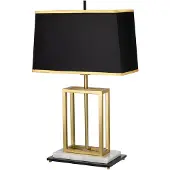 Elstead Lighting Atlas Zeitgenössische Schreibtischlampe Stahl gebürstetem Messing 1 Licht E27
