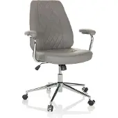 Hjh OFFICE Home Office Chefsessel THEO I Kunstleder Höhenverstellbarer Computerstuhl, Bürostuhl mit Armlehnen
