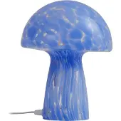 LINDBY Tischlampe Hubi , blau, für Wohn- / Esszimmer, Glas, Modern, Tischlampe