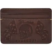 Fossil Kartenhalter Bronson Card Case Espresso dunkelbraun