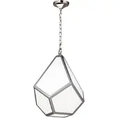 Elstead Lighting Elstead Diamond Hängeleuchte E27 50cm Poliertes Nickel