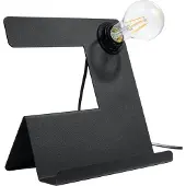 Sollux Tischleuchte INCLINE schwarz 1xE27 15W Stahl 24x13x25cm
