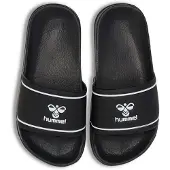 Hummel Pool Slide Jr Black/White Black/White 26