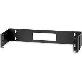 StarTech.com .com 2 HE 19" Patchpanel Halteung mit Scharnier zur Wandmontage, Wandmontiertes Regal, 2U, 10 kg, 1,2 kg, Schwarz
