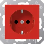 JUNG SCHUKO-Steckdose 16A 250V m.Berührungsschutz A 1520 BF KI RT (A1520BFKIRT)