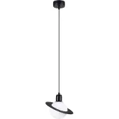 Sollux Pendelleuchte HYPERION 1 Schwarz 1xG9 8W Stahl 125x20x20cm