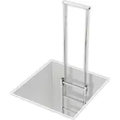 Hailo Zweihom- Einstiegshilfe versenkbar 300mm lichte Weite aus Stahl verzinkt 1.0037 / ASTM A36 zur Montage am Leiterholm 40x20mm