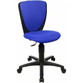 Topstar Kinderdrehstuhl High S'cool, 70570BB60 blau, schwarz Stoff