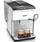 Siemens EQ.500 TP515D02, Espressomaschine, 1,9 l, Kaffeebohnen, Eingebautes Mahlwerk, 1500 W, Silber, Weiß