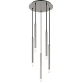 Globo Hängeleuchte Metall Nickel matt, 5x G9 LED